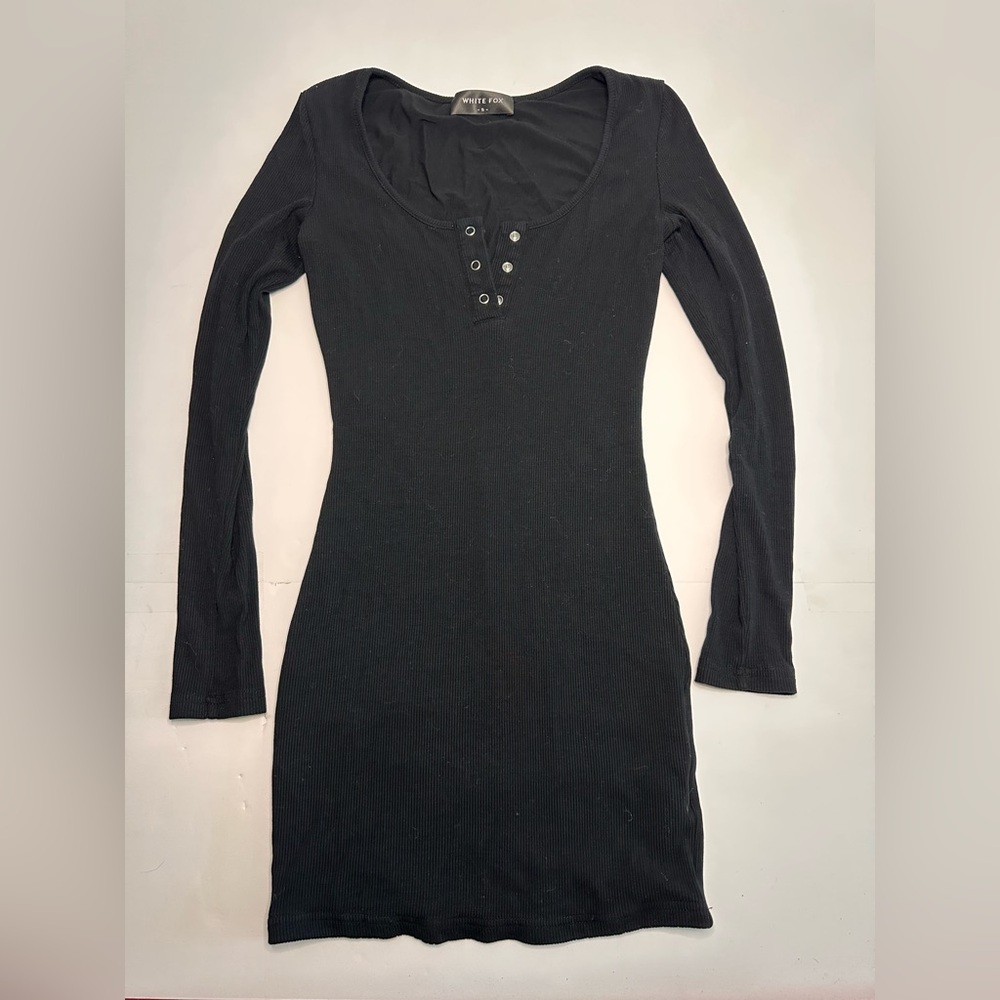 White Fox Mini Bodycon Dress